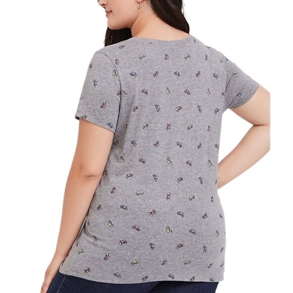 Torrid Bike Ride Embellished Crew Tee Shirt - Picture 4 of 16